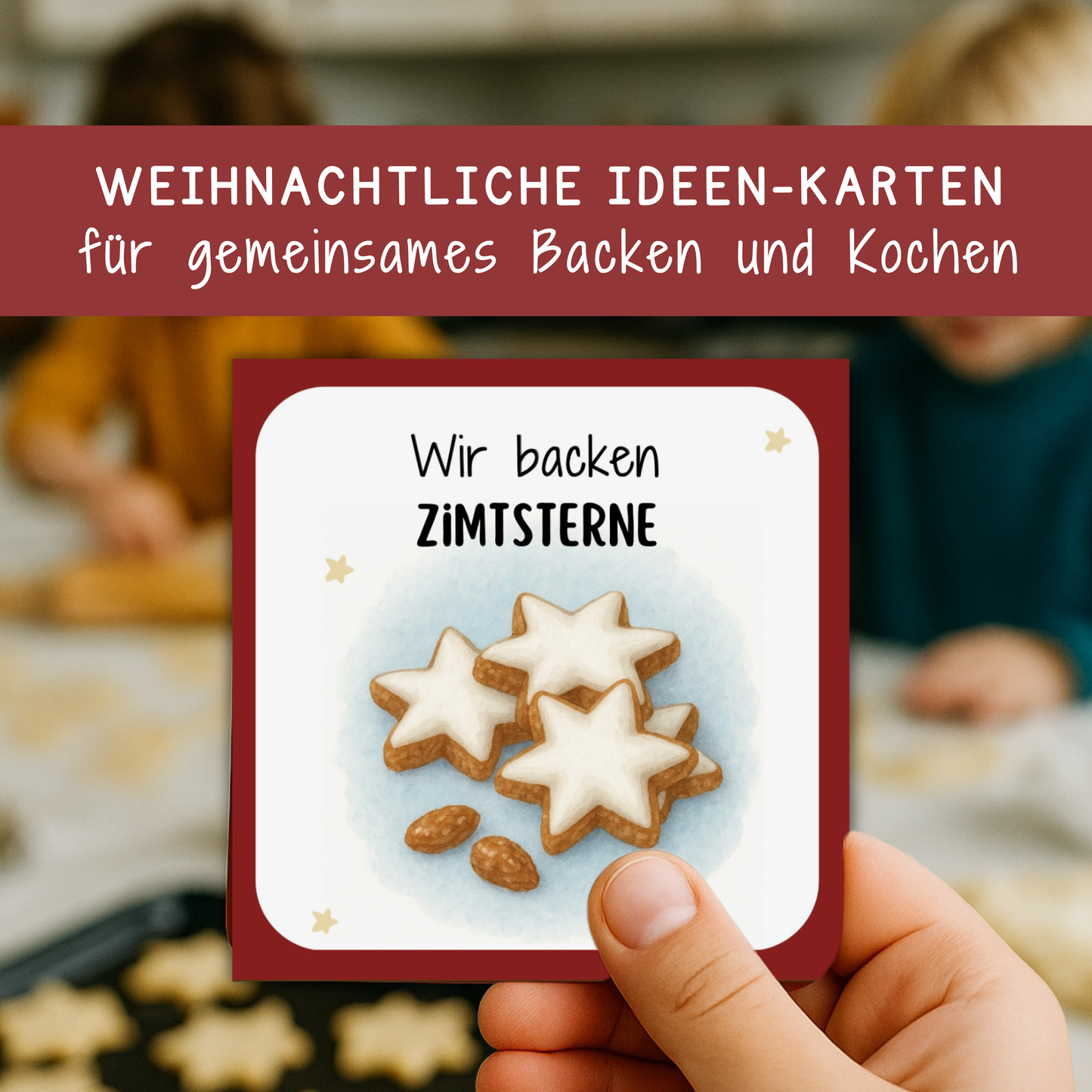 👩‍🍳🍪 Mini-Adventskalender „Backen & Kochen“ | 48 Ideen für Kinder & Familien | Zeit statt Zeug | PDF zum Ausdrucken
